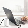 UGREEN US255 USB-C - USB-C hajlított könyök kábel 3A, 60W, 2m fekete - 2. kép