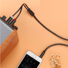 UGREEN AV116 kábel Jack 3,5 mm 2RCA 3 m fekete - 3. kép