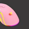 Havit MS1026 rózsaszín gaming, gamer egér RGB 1000-6400 DPI - 2. kép