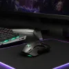 Delux M629BU RGB vezetékes gaming, gamer egér cserélhető oldalsó 16000 DPI - 4. kép