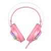 Dareu EH469 USB RGB gaming, gamer fejhallgató (rózsaszín) - 2. kép