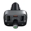 Baseus S-09 Pro Bluetooth  FM Transmitter fekete (C10762200113-00) - 1. kép