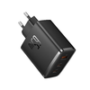 Baseus OS-Cube Pro hálózati töltő adapter 2xUSB-C + USB, 65W fekete - 0. kép