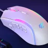 Havit MS1033 gaming, gamer egér fehér RGB - 1. kép