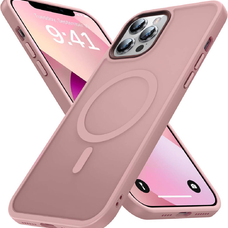 iPhone 15 Pro Matt MagSafe tok világos rózsaszín