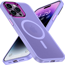 iPhone 15 Pro Matt MagSafe tok lila