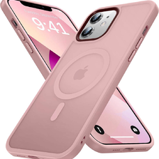 iPhone 12/12 Pro Matt MagSafe tok világos rózsaszín