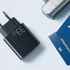 Mcdodo CH-0921 USB-A + USB-C hálózati töltő adapter GaN 33W (fekete) - 1. kép