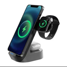 KAKUSIGA KSC-778 3 az 1-ben vezeték nélküli töltő