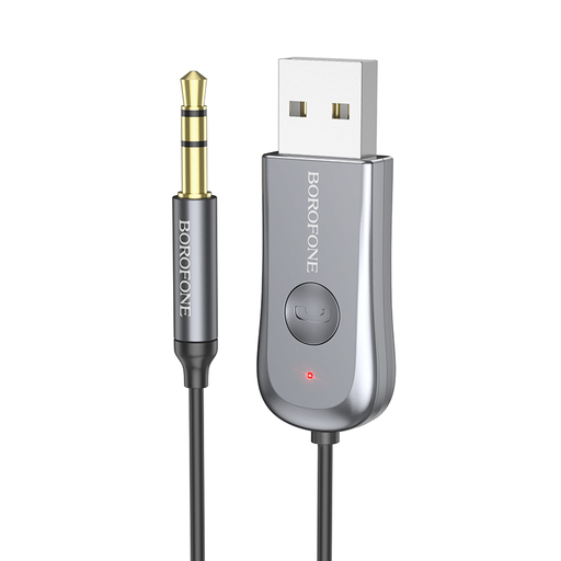 Borofone BC44 audio bluetooth adapter USB - Jack 3,5mm szürke