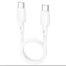 Borofone BX93 Super Power Type C - Type C kábel 60W 3A 0,25m fehér