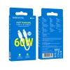 Borofone BX93 Super Power Type C - Type C kábel 60W 3A 0,25m fehér - 2. kép