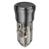 Borofone BZ24 Clever autós töltő Type C QC 3.0 PD 20W fekete - 2. kép