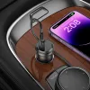 Borofone BZ24 Clever autós töltő Type C QC 3.0 PD 20W + Type C - Type C kábel fekete - 2. kép