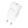 Borofone Safety BN13 GaN hálózati töltő adapter Type C PD 30W fehér - 0. kép