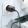 Borofone Safety BN13 GaN hálózati töltő adapter Type C PD 30W + Type C - Type C kábel fekete - 1. kép