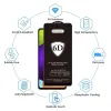iPhone 15 Plus 6D Kijelzővédő 9H Üvegfólia fekete - 2. kép