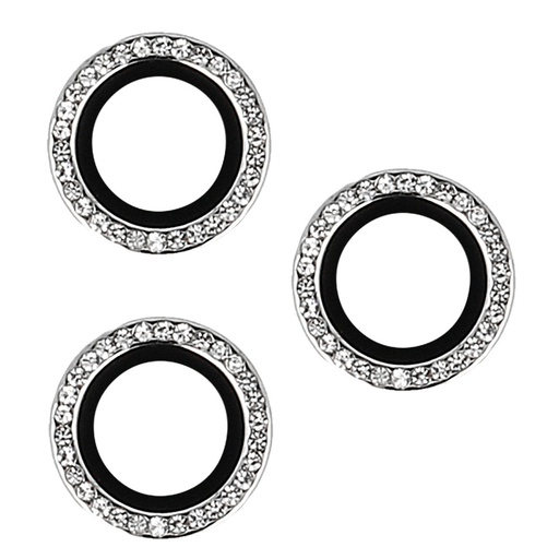 iPhone 15/15 Plus Diamond kameralencsevédő üvegfólia ezüst iPhone 15/15 Plus Diamond kameralencsevédő üvegfólia ezüst