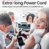 Autós töltő B39-C 3 aljzat + USB + Type C QC 3.0 PD 3A 120W kijelzővel - 1. kép