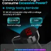 Autós töltő B39-C 3 aljzat + USB + Type C QC 3.0 PD 3A 120W kijelzővel - 4. kép
