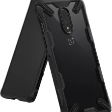 Ringke Fusion X PC tok TPU kerettel OnePlus 7 fekete színben