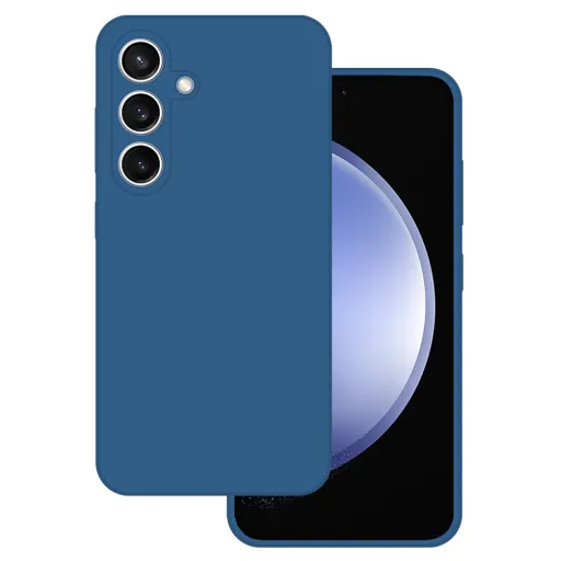 Samsung Galaxy A15 4G/5G Tel Protect Silicone Premium tok sötétkék Samsung Galaxy A15 4G/5G Tel Protect Silicone Premium tok sötétkék