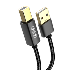 XO GB010A USB - USB B kábel 1,5m fekete