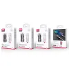 XO CC48 autós töltő 2xUSB 2,4A szürke + Type C kábel - 0. kép