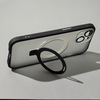 iPhone 15 Pro Max Mag Ring tok fekete - 2. kép