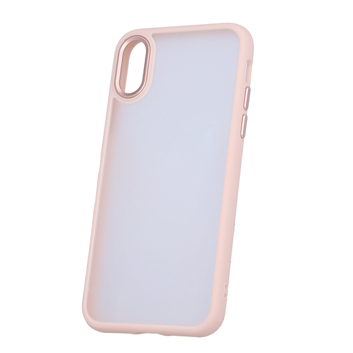 iPhone X/XS Satin Matt tok rózsaszín iPhone X/XS Satin Matt tok rózsaszín