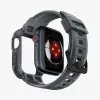 Apple Watch 4/5/6/7/8/9/SE (44/45mm) Spigen Rugged Armor Pro szíj és tok sötét szürke - 1. kép