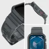 Apple Watch 4/5/6/7/8/9/SE (44/45mm) Spigen Rugged Armor Pro szíj és tok sötét szürke - 3. kép