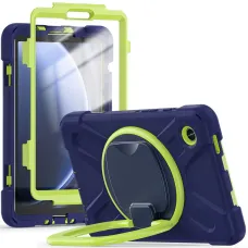 Samsung Galaxy TAB A9 8.7 X110/X115 Tech-Protect X-Armor sötétkék/lime