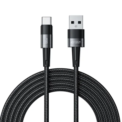 Tech-Protect Ultraboost USB - Type C kábel 66W 6A 3m szürke