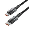 Tech-Protect Ultraboost Type C - Type C kábel PD 100W 5A 0.5m szürke - 2. kép