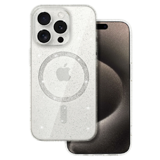 iPhone 14 Glitter MagSafe tok átlátszó