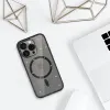 iPhone 15 Glitter MagSafe tok fekete áttetsző - 1. kép