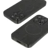 iPhone 15 Glitter MagSafe tok fekete áttetsző - 3. kép