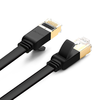 Ugreen NW106 Ethernet RJ45 lapos hálózati kábel, Cat.7, STP, 3m (fekete) - 0. kép