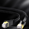 Ugreen NW106 Ethernet RJ45 lapos hálózati kábel, Cat.7, STP, 3m (fekete) - 1. kép