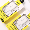 Foneng EU13 hálózati töltő adapter + USB-A -  USB-C kábel, 3A (fehér) - 3. kép