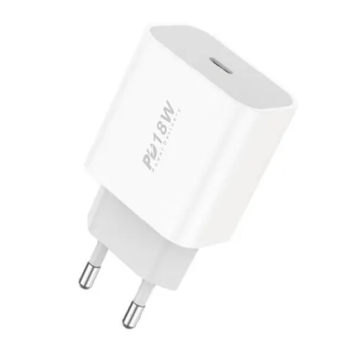 Foneng EU23 hálózati töltő adapter USB-C 18W PD (fehér)