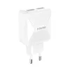 Foneng EU35 hálózati töltő adapter 2X USB-A 2.4A + USB-A - Lightning kábel - 3. kép