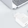 Foneng EU35 hálózati töltő adapter 2X USB-A 2.4A + USB-A - Lightning kábel - 4. kép