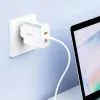 Foneng GAN65 hálózati töltő adapter 1x USB-A, 2x USB-C GaN 65W QC3.0 + USB-C - USB-C kábel - 2. kép