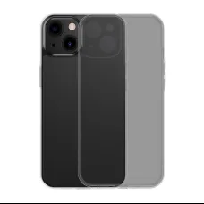 iPhone 13 Pro Baseus matné sklo puzdro (priehľadná čierna) + ochranná fólia na displej iPhone 13 Pro Baseus matné sklo puzdro (priehľadná čierna) + ochranná fólia na displej