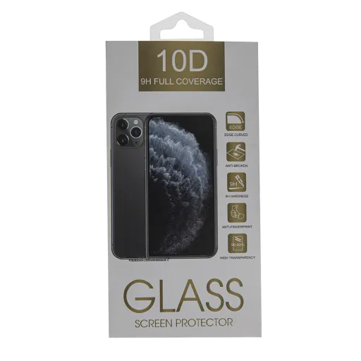 Samsung Galaxy A15 5G Kijelzővédő 10D üvegfólia fekete kerettel