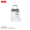 XO adapter NB256B OTG USB - USB-C fehér - 3. kép