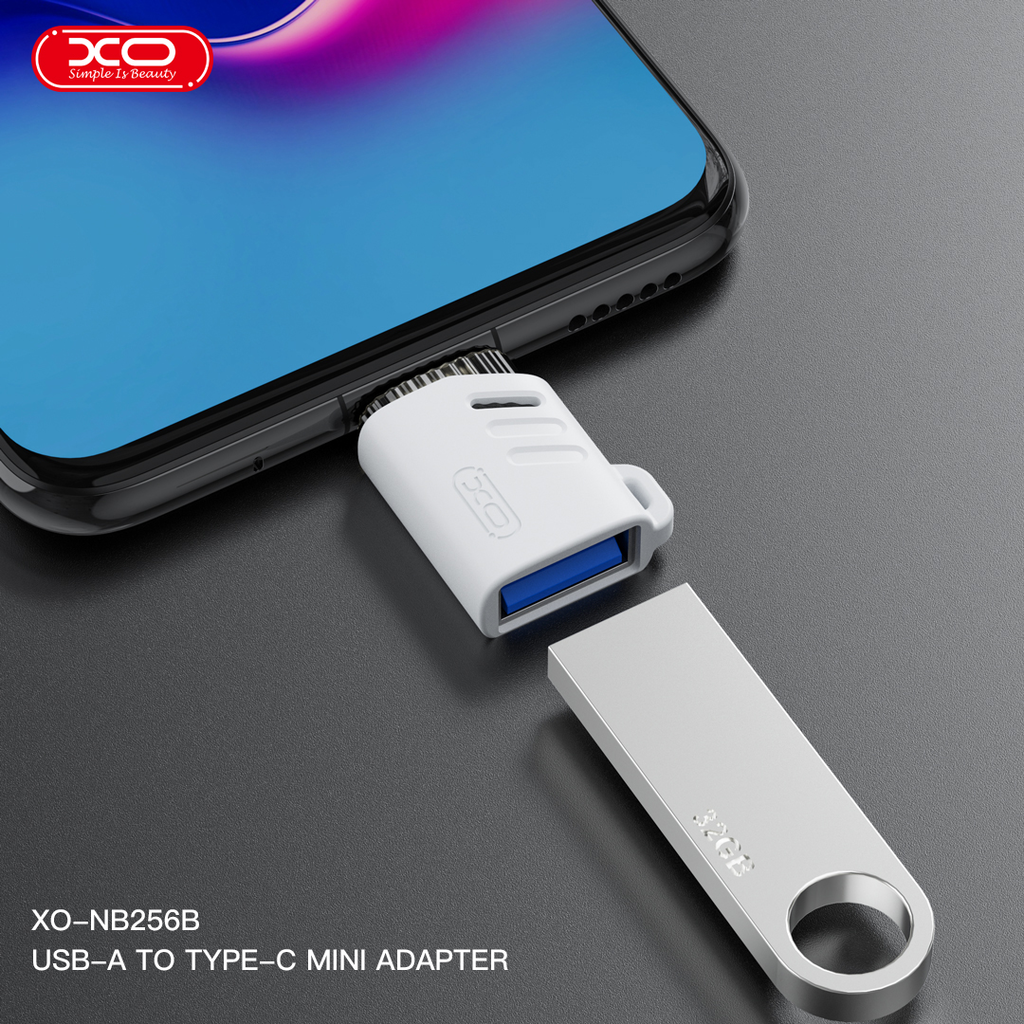 XO adapter NB256B OTG USB - USB-C fehér - 7