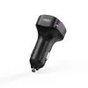 Bluetooth 5.3 FM Transmitter XO adó BCC12 MP3 autós töltő 3,1A fekete USB-A/USB-C PD - 4. kép